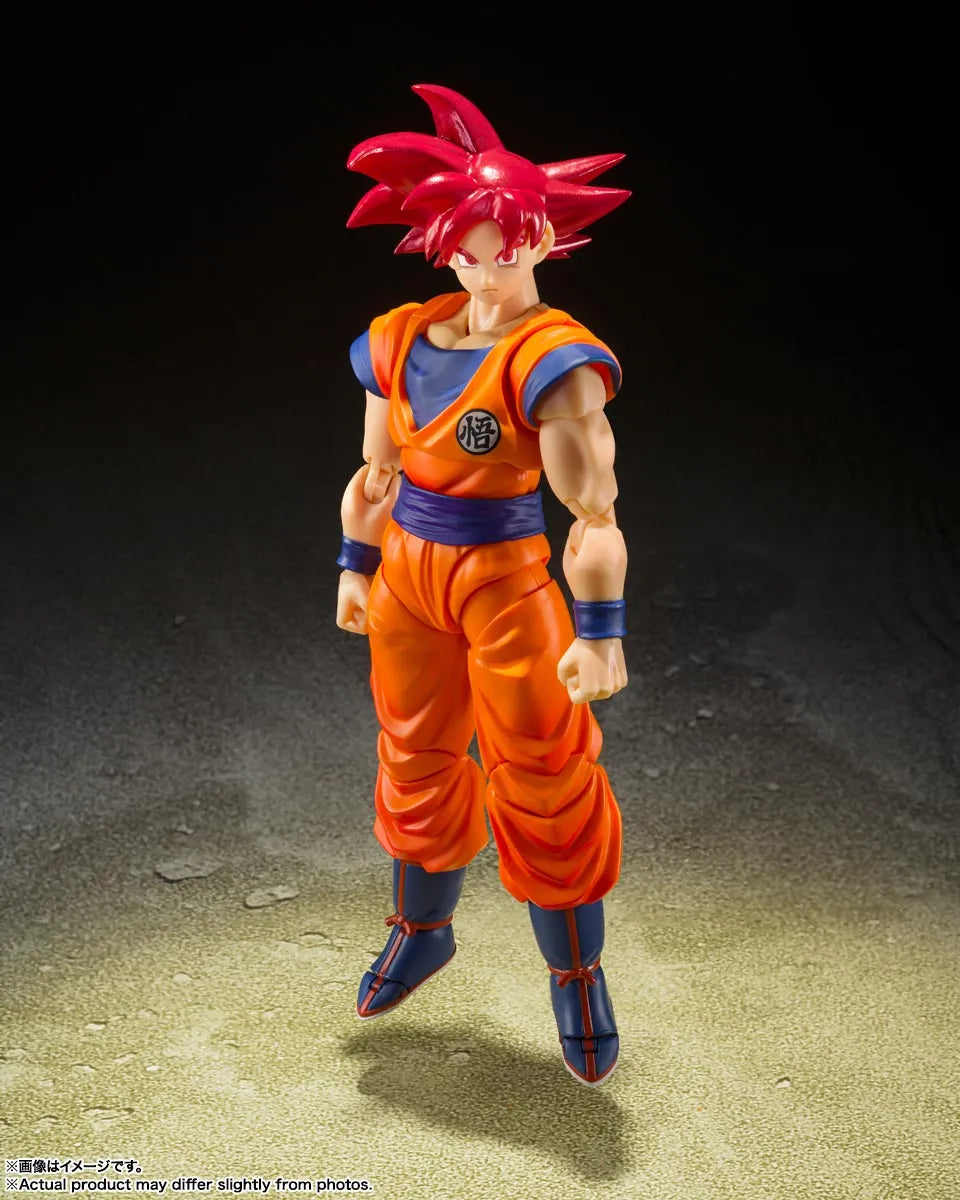 Sh figuarts super saiyan god deals goku
