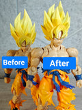 3D Printed Extension Joint - SHF LSSJ Goku Neck Extension Joint (2-Pack)