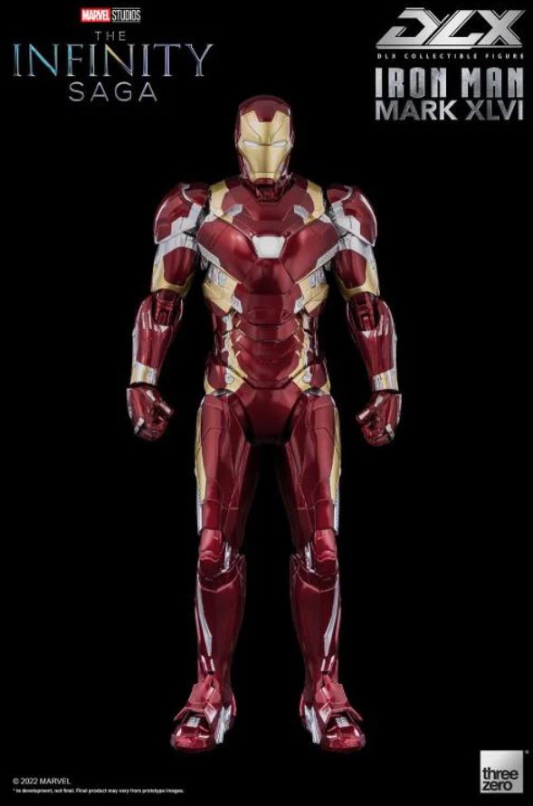 ThreeZero 1/12 Avengers: Civil War Infinity Saga Iron Man Mark XLVI 46 DLX  Scale Figure