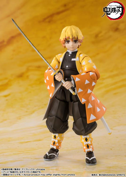 S.H. Figuarts Zenitsu Agatsuma from "Demon Slayer: Kimetsu no Yaiba"