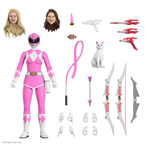 Super7 Mighty Morphin Power Rangers Ultimates! W2 Pink Ranger