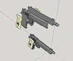 Dstar Arms - Cutlass Berreta M9 1/12th Scale Pistols