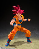 S.H. Figuarts Super Saiyan God Goku (God Aura) from Dragon Ball Super