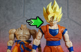 3D Printed Conversion Joint - SHF LSSJ Goku Head to DF Martialist Body (2-Pack) (1st Print Edition)