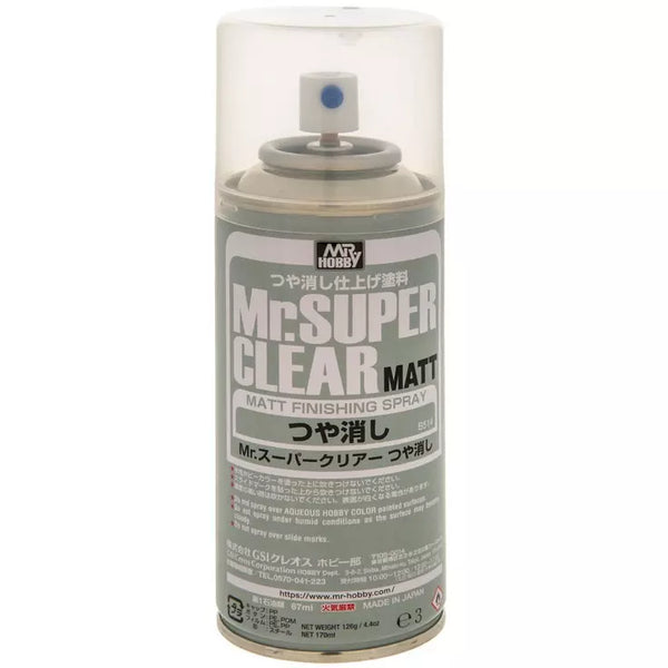 Mr. Super Clear Flat FINISHING Spray (UV CUT)