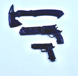 Dstar Arms - 63. Resident Evil Requiem - Leon Set (Pistol, Revolver, and Axe) 1/12 Scale