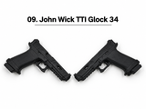 Dstar Arms - 09. John Wick TTI Glock 34 1/12th Scale Pistols