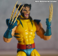 Pre-Order Custom Bone Claws (Blue) for Mafex Wolverine