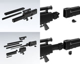 Little Armory LADF11 Girls' Frontline GrG11 Rifle Model Kit