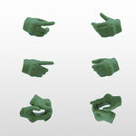 Little Armory LAOP07 figma Tactical Gloves 2 Revolver Set (Green)