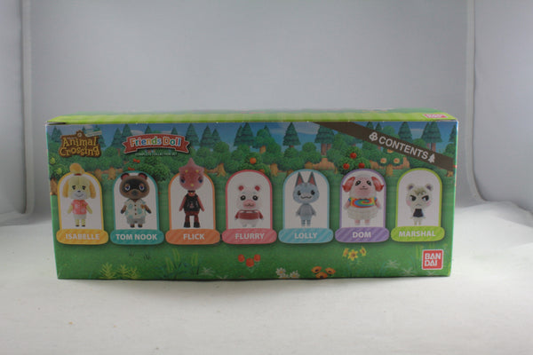 Pack 7 figurines Animal Crossing, Flocked Doll - Bandai