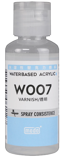 W-007 Water Based Acrylic Varnish (Spray Consistence) by Modo